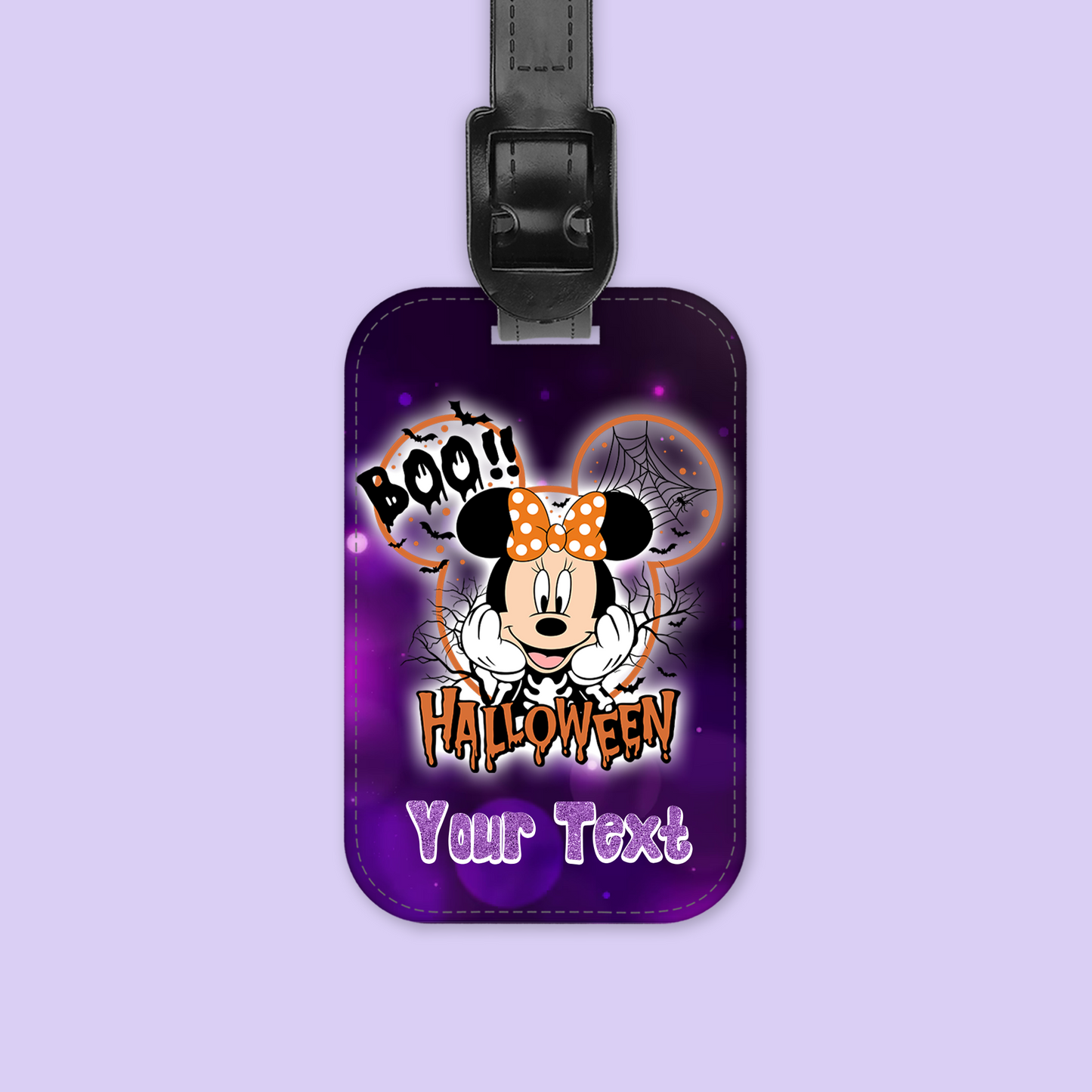 Disney Personalized Halloween Luggage Tag - Mickey & Friends - Two Crafty Gays