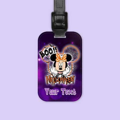 Disney Personalized Halloween Luggage Tag - Mickey & Friends - Two Crafty Gays