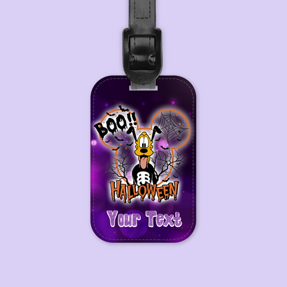 Disney Personalized Halloween Luggage Tag - Mickey & Friends - Two Crafty Gays