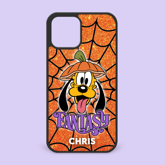 Disney Cruise Halloween Personalized iPhone Case - Pluto - Two Crafty Gays