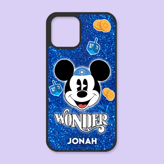 Disney Cruise Hanukkah Personalized iPhone Case - Mickey - Two Crafty Gays