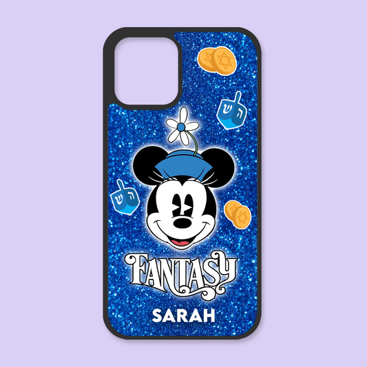 Disney Cruise Hanukkah Personalized iPhone Case - Minnie - Two Crafty Gays