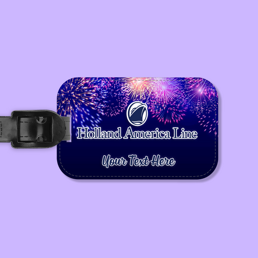 Holland America Personalized Luggage Tag - Two Crafty Gays