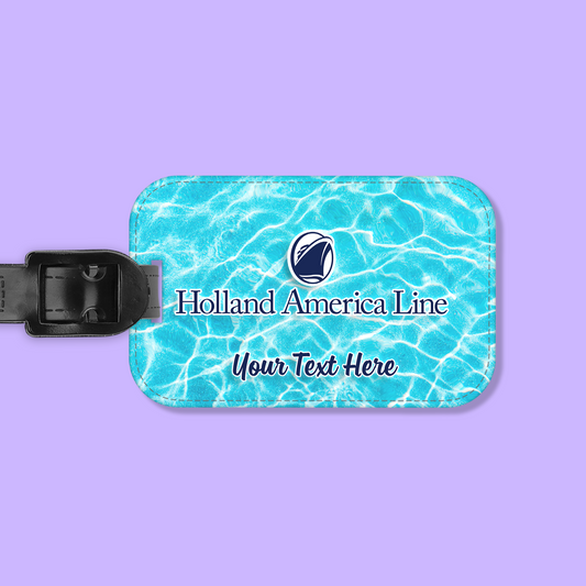 Holland America Personalized Luggage Tag - Two Crafty Gays