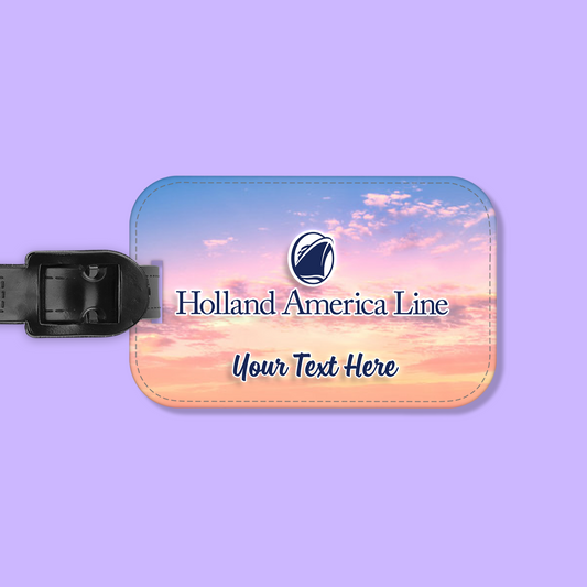 Holland America Personalized Luggage Tag - Two Crafty Gays