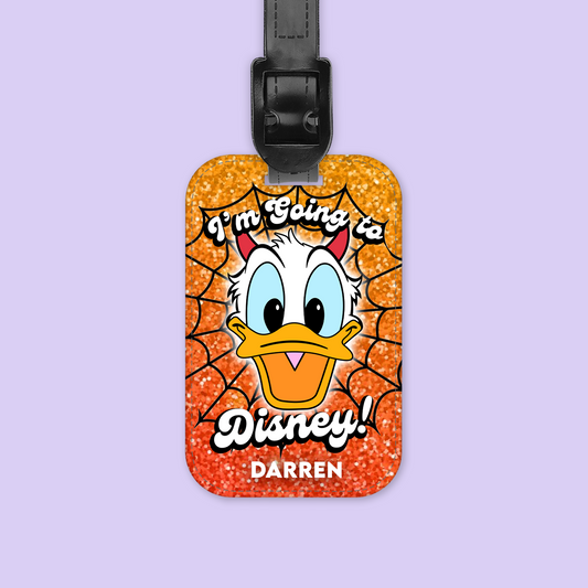 Disney Personalized Halloween Luggage Tag - Two Crafty Gays