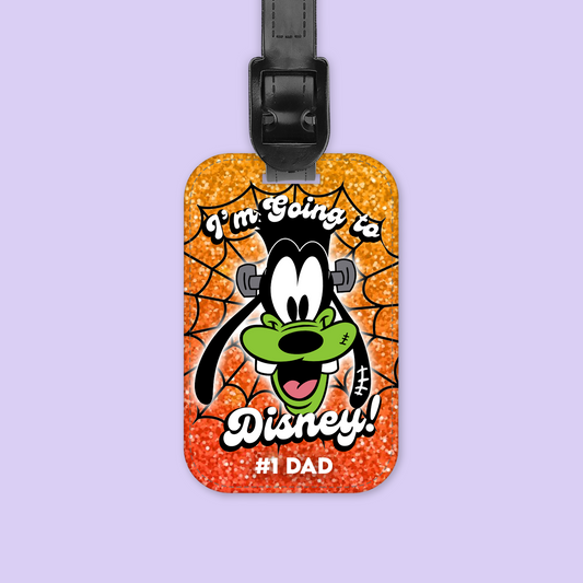 Disney Personalized Halloween Luggage Tag - Two Crafty Gays