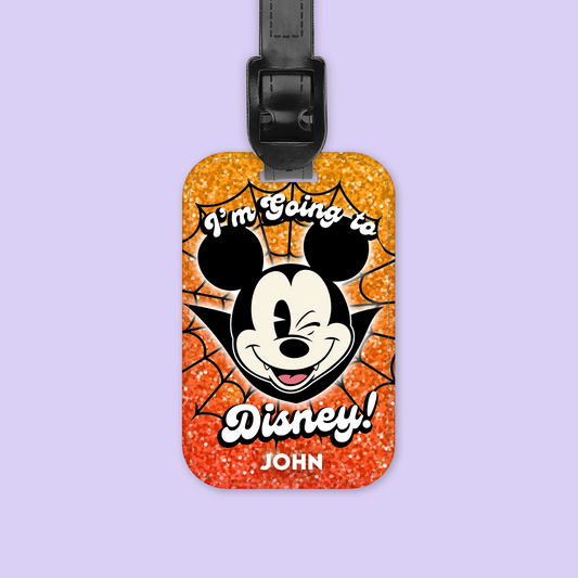Disney Personalized Halloween Luggage Tag - Two Crafty Gays