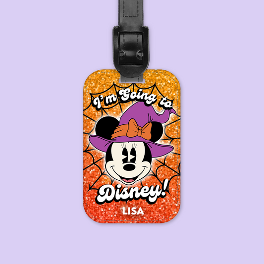 Disney Personalized Halloween Luggage Tag - Two Crafty Gays
