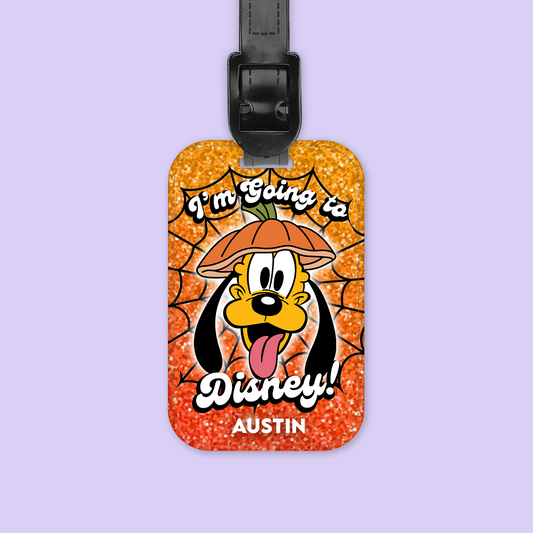 Disney Personalized Halloween Luggage Tag - Two Crafty Gays