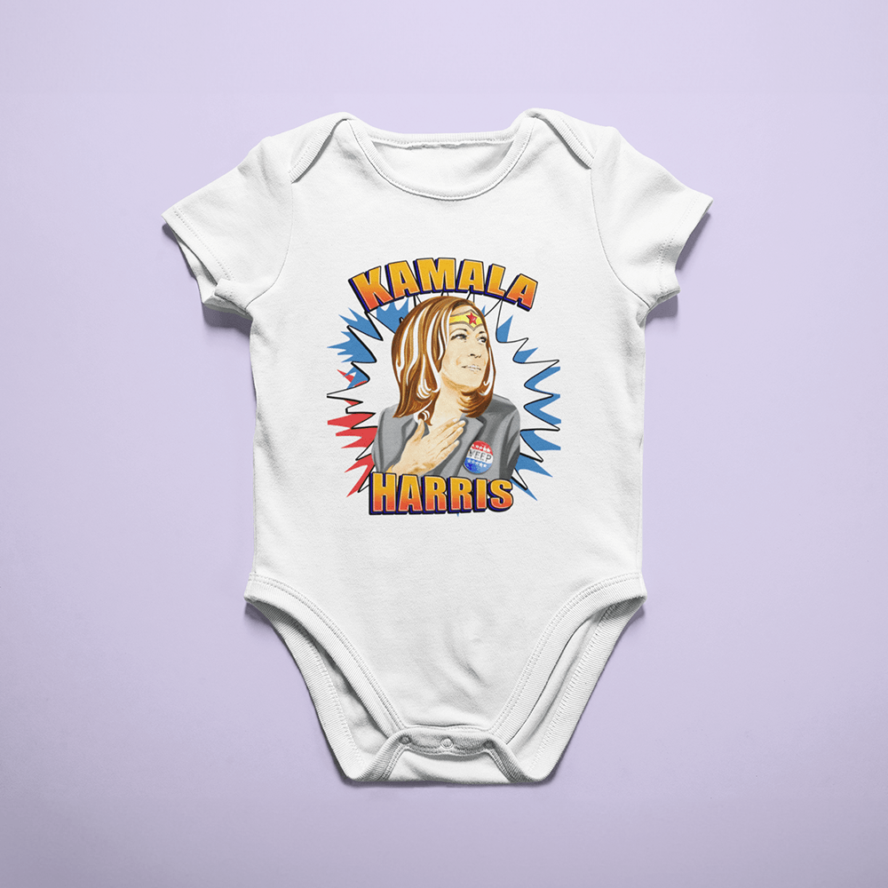 Kamala Harris 2024 Baby Bodysuit - Superhero