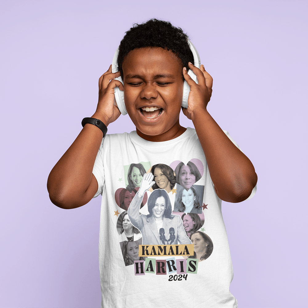 Kamala Harris 2024 Shirt - Eras Hearts (Youth)