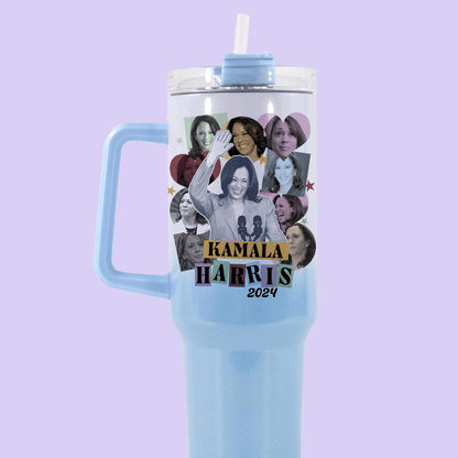 Kamala Harris 40oz Quencher Tumbler - Eras Hearts