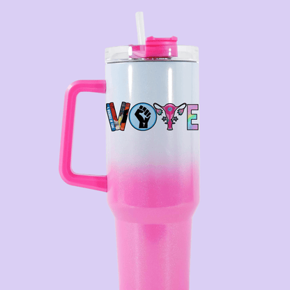 Kamala Harris 40oz Quencher Tumbler - Vote