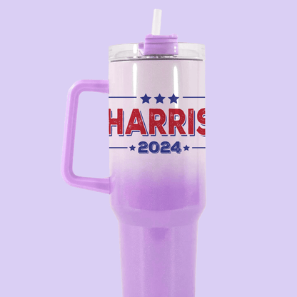 Kamala Harris 40oz Quencher Tumbler - Harris 2024