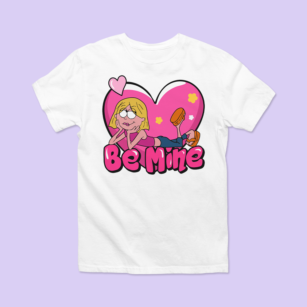 Lizzie McGuire Be Mine Valentine's Shirt - Two Crafty Gays