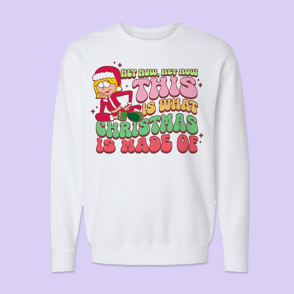 Lizzie McGuire Christmas Crewneck Sweater - Two Crafty Gays