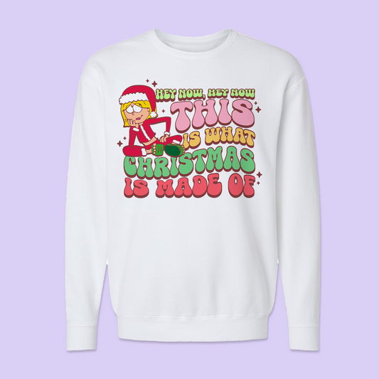 Lizzie McGuire Christmas Crewneck Sweater - Two Crafty Gays