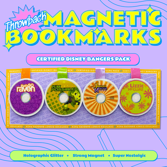 Throwback Magnetic Bookmarks - Certified Disney Bangers Pack