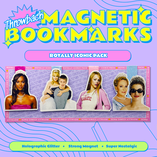 Throwback Magnetic Bookmarks - Royally Iconic Pack