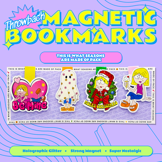 Throwback Magnetic Bookmarks - Lizzie McGuire Seasons Are Made of Pack