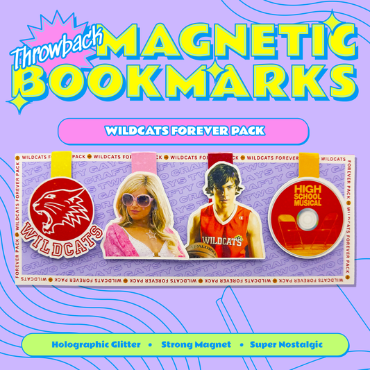 Throwback Magnetic Bookmarks - Wildcats Forever Pack