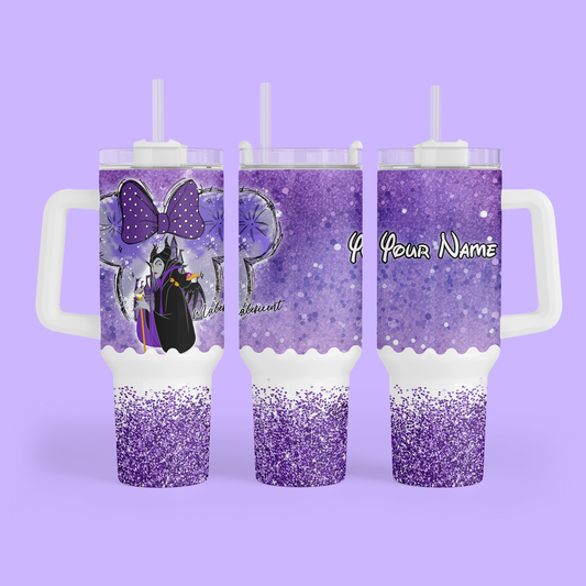 Disney Princess 40 oz Tumbler - Maleficent - Two Crafty Gays