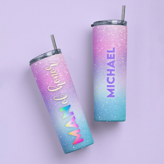 Bach Bash Personalized Tumbler - Man of Honor - Two Crafty Gays