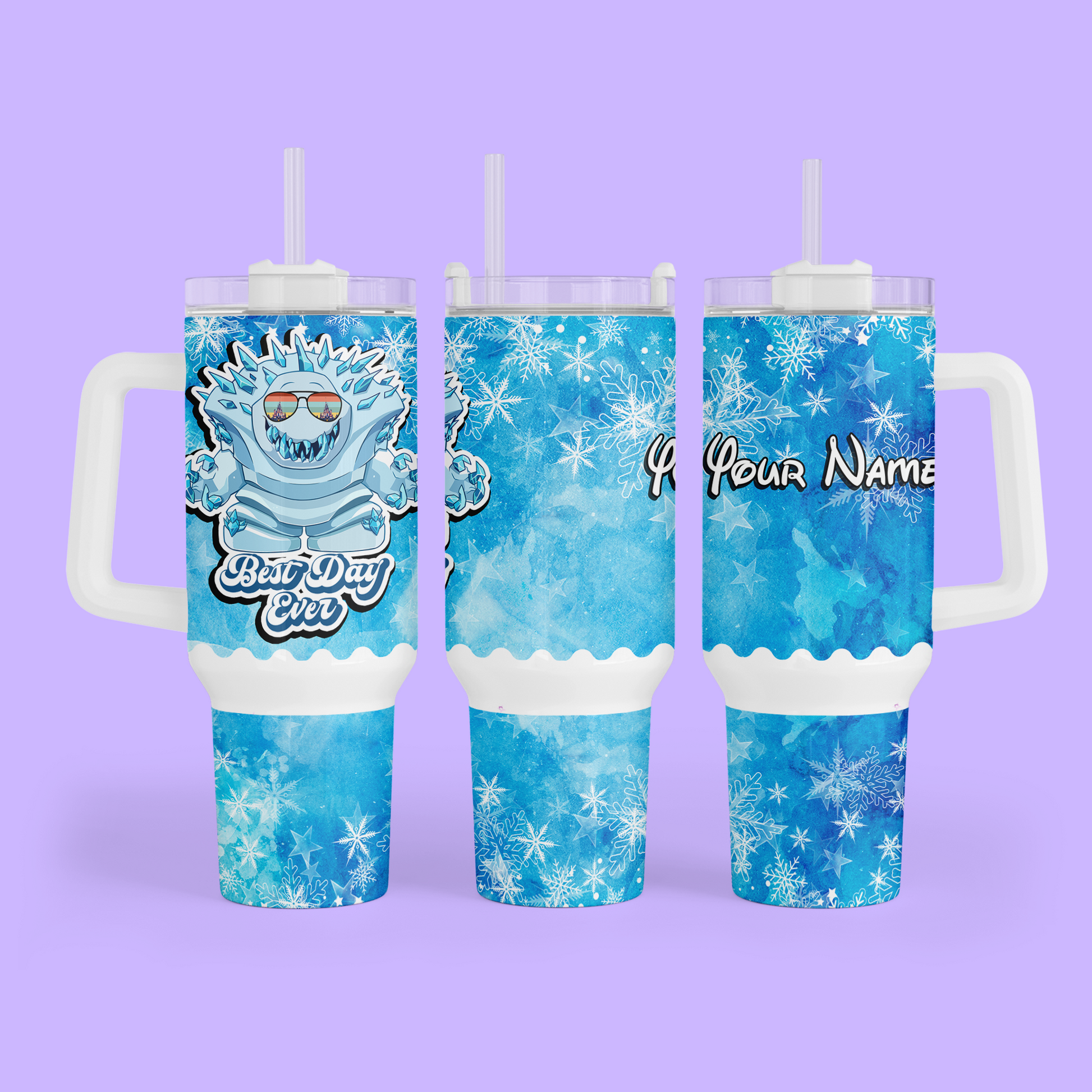 Disney Best Day Ever 40 oz Tumbler - Frozen - Two Crafty Gays