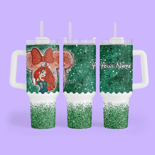 Disney Princess 40 oz Tumbler - Merida - Two Crafty Gays