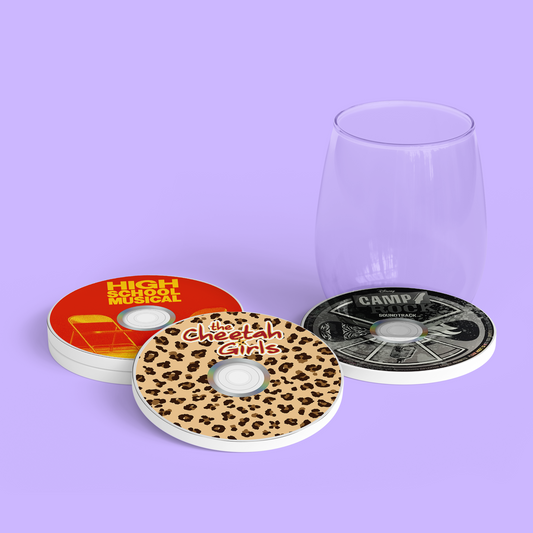 Throwback CD Coasters - Mic Drop Pack