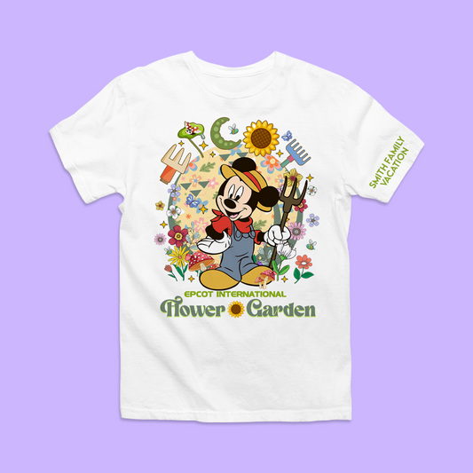 Disney Epcot Personalized Shirt - Flower & Garden Festival - Two Crafty Gays