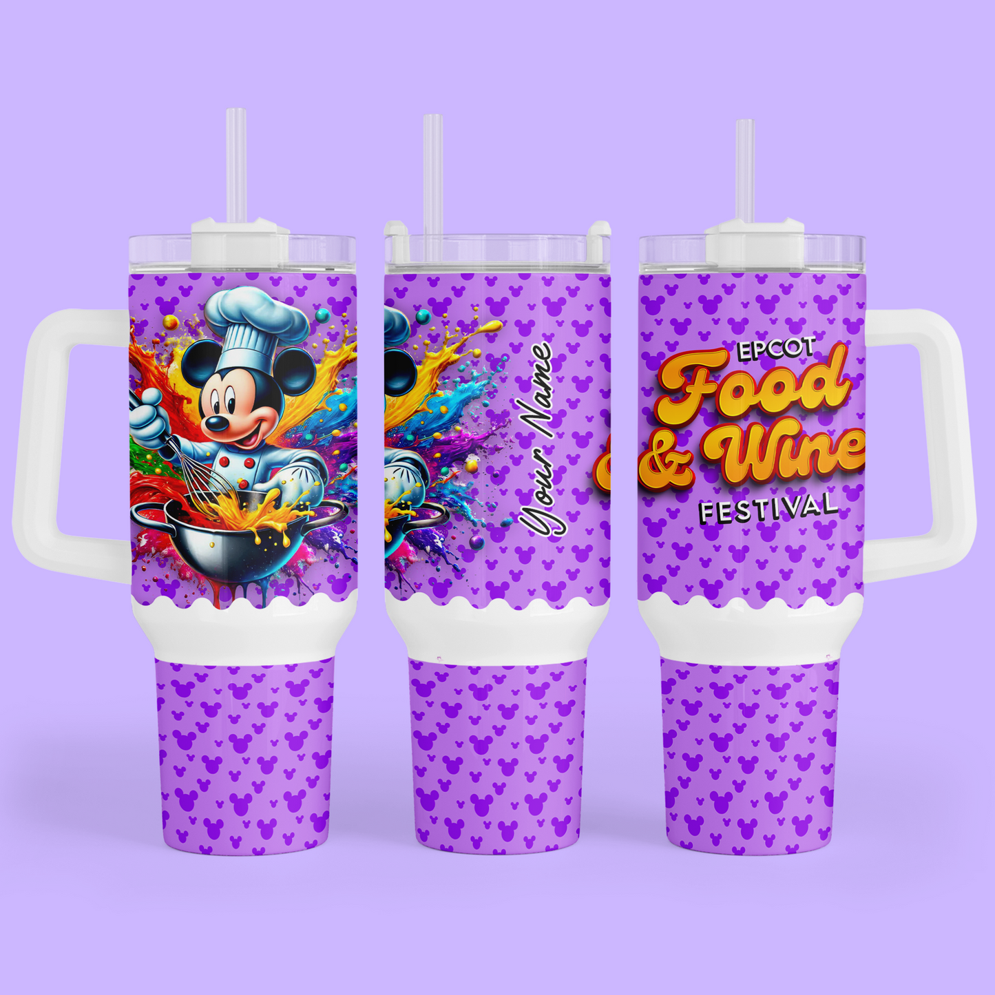 Disney Epcot 40 oz Tumbler - Food & Wine Festival
