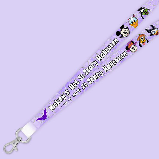 Personalized Mickey's Not So Scary Halloween Lanyard