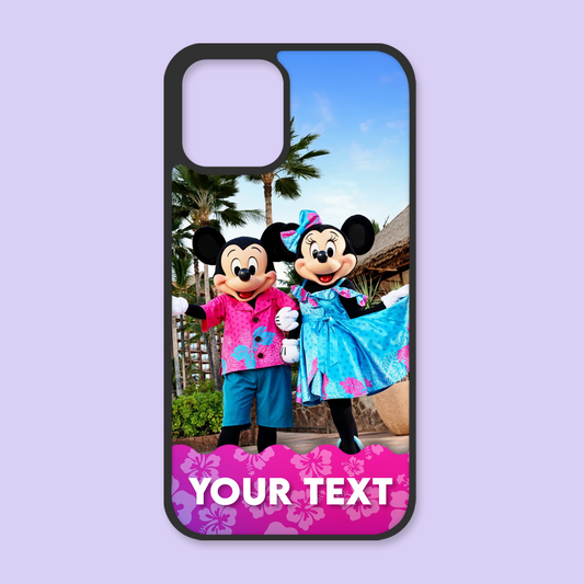 Aulani Personalized iPhone Case - Mickey & Minnie - Two Crafty Gays