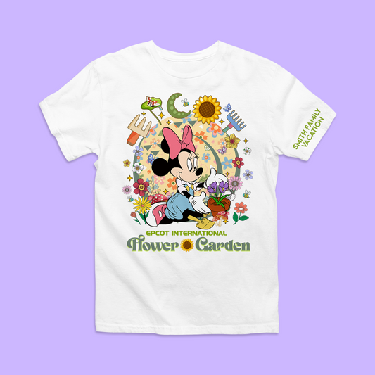 Disney Epcot Personalized Shirt - Flower & Garden Festival - Two Crafty Gays