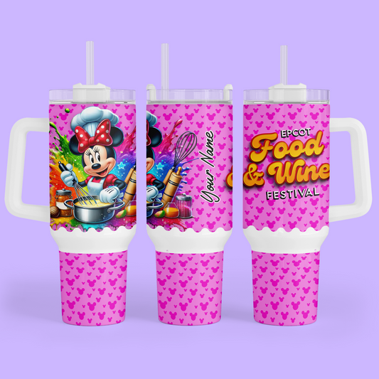 Disney Epcot 40 oz Tumbler - Food & Wine Festival