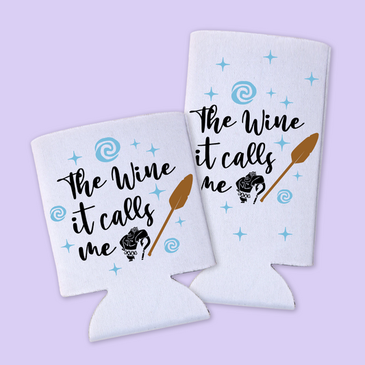 Disney Epcot Can Cooler - The Wine Calls Me - Two Crafty Gays