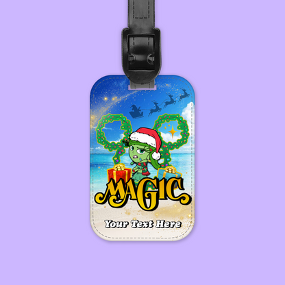 Disney Cruise Line Personalized Christmas Luggage Tag - Inside Out - Two Crafty Gays