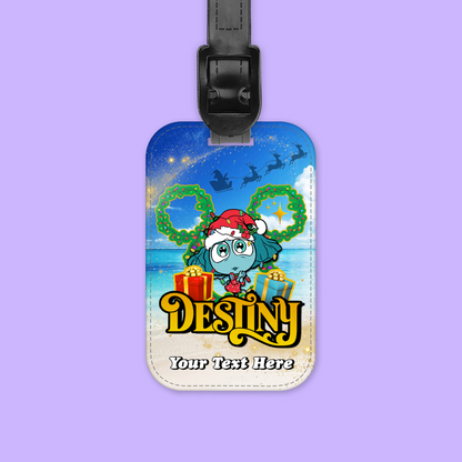 Disney Cruise Line Personalized Christmas Luggage Tag - Inside Out - Two Crafty Gays