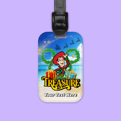Disney Cruise Line Personalized Christmas Luggage Tag - Toy Story - Two Crafty Gays