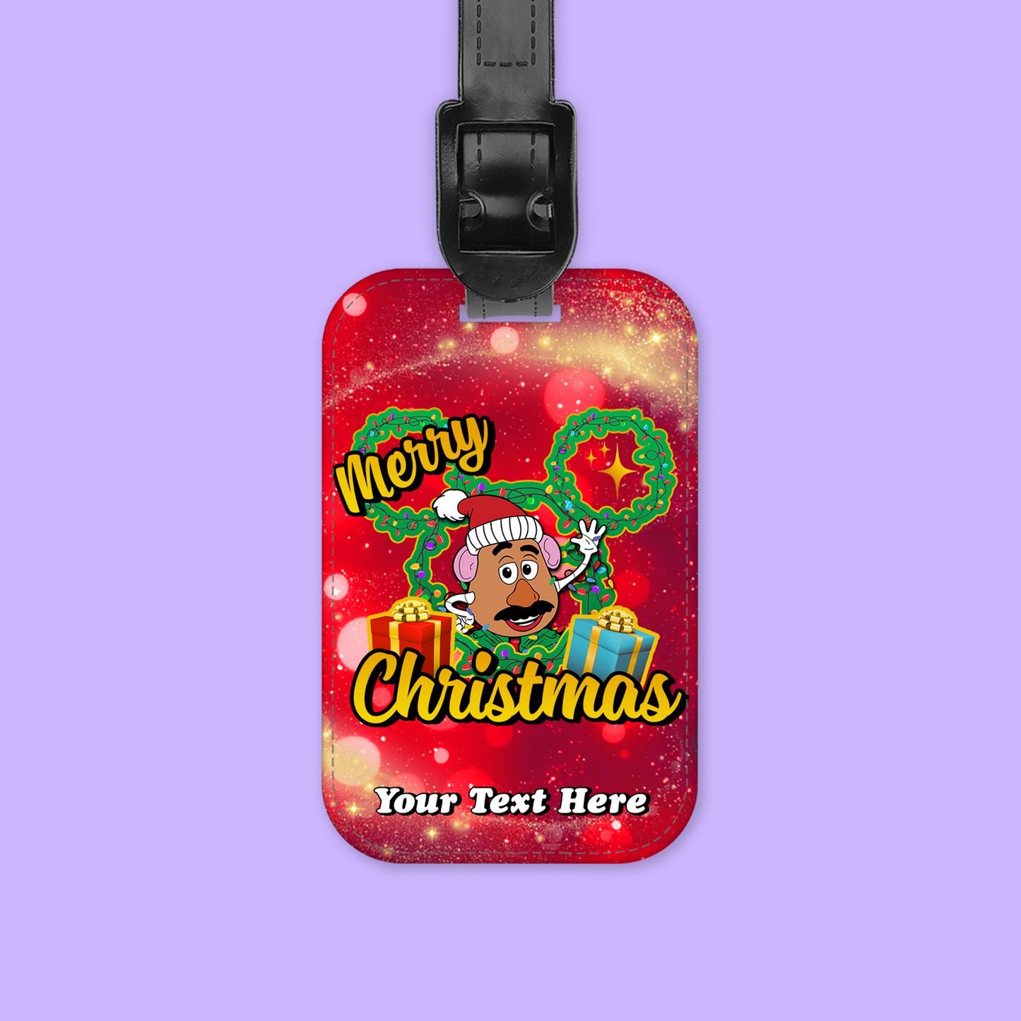 Disney Personalized Christmas Luggage Tag - Toy Story - Two Crafty Gays