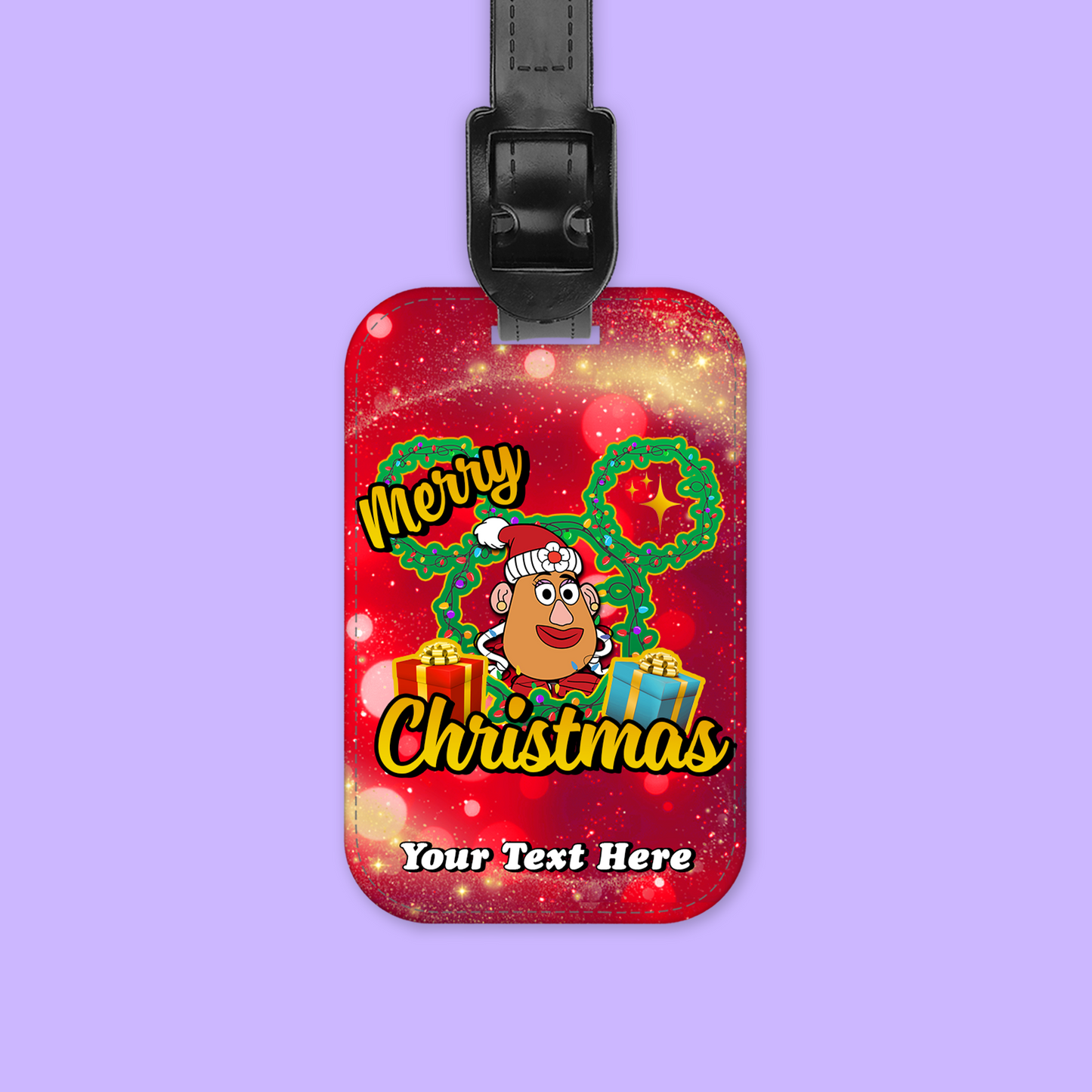 Disney Personalized Christmas Luggage Tag - Toy Story - Two Crafty Gays