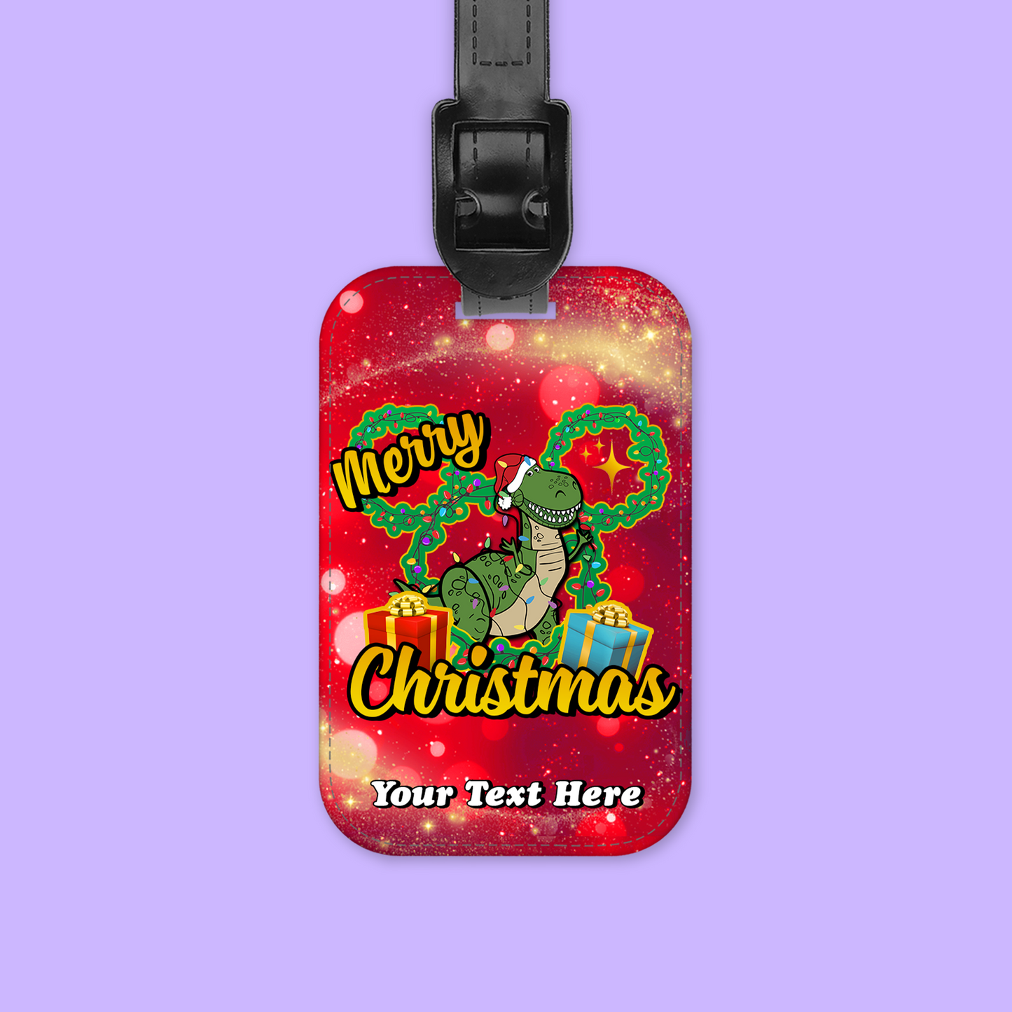 Disney Personalized Christmas Luggage Tag - Toy Story - Two Crafty Gays