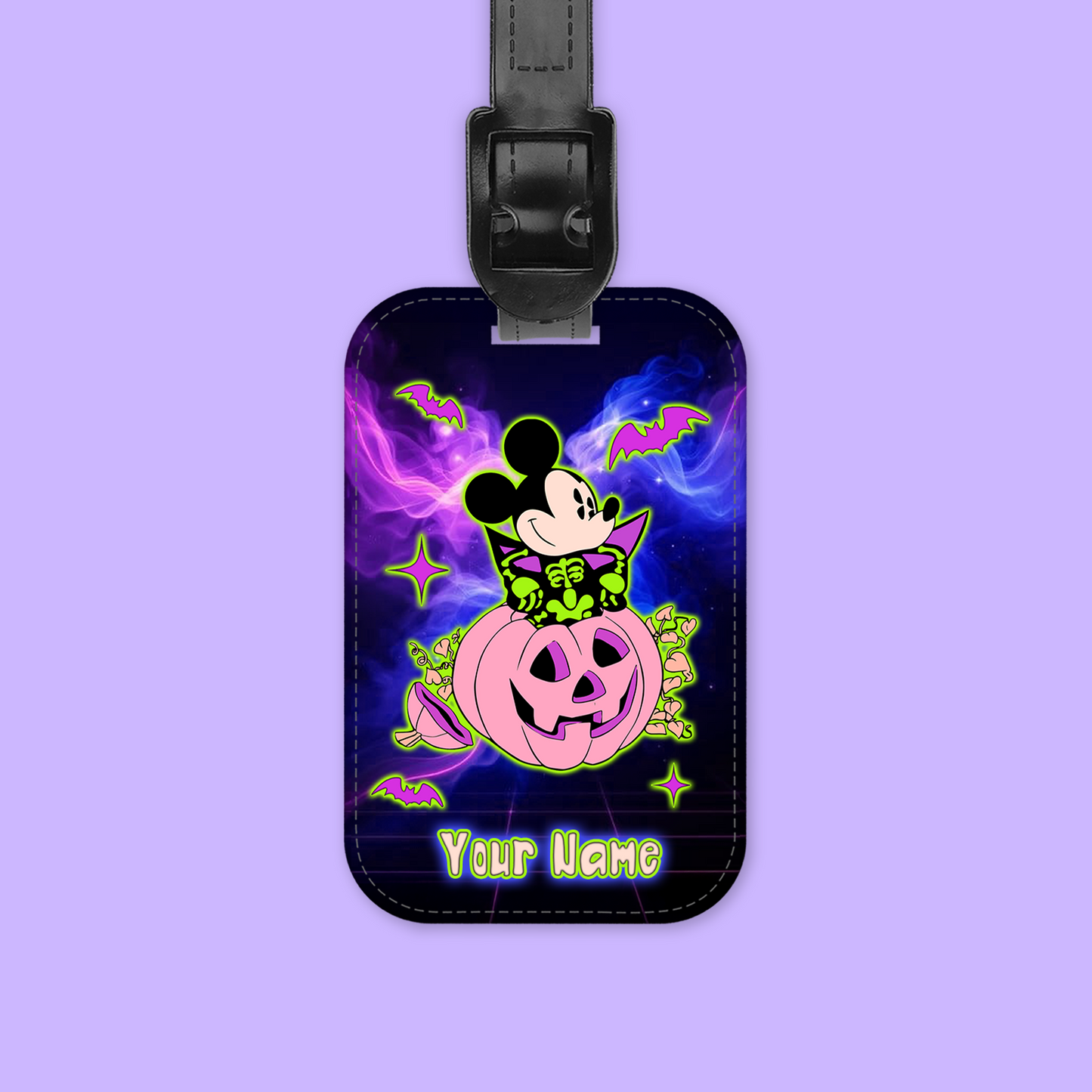 Disney Personalized Halloween Luggage Tag - Mickey & Friends