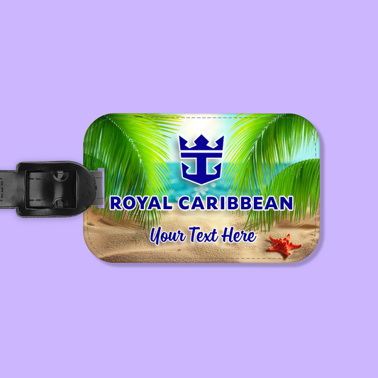 Royal Caribbean Personalized Luggage Tag - Two Crafty Gays
