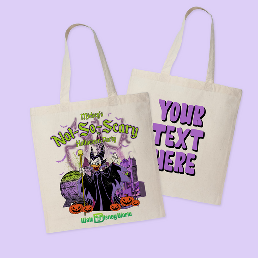 Mickey's Not So Scary Personalized Halloween Trick or Treat Tote Bag - Daisy