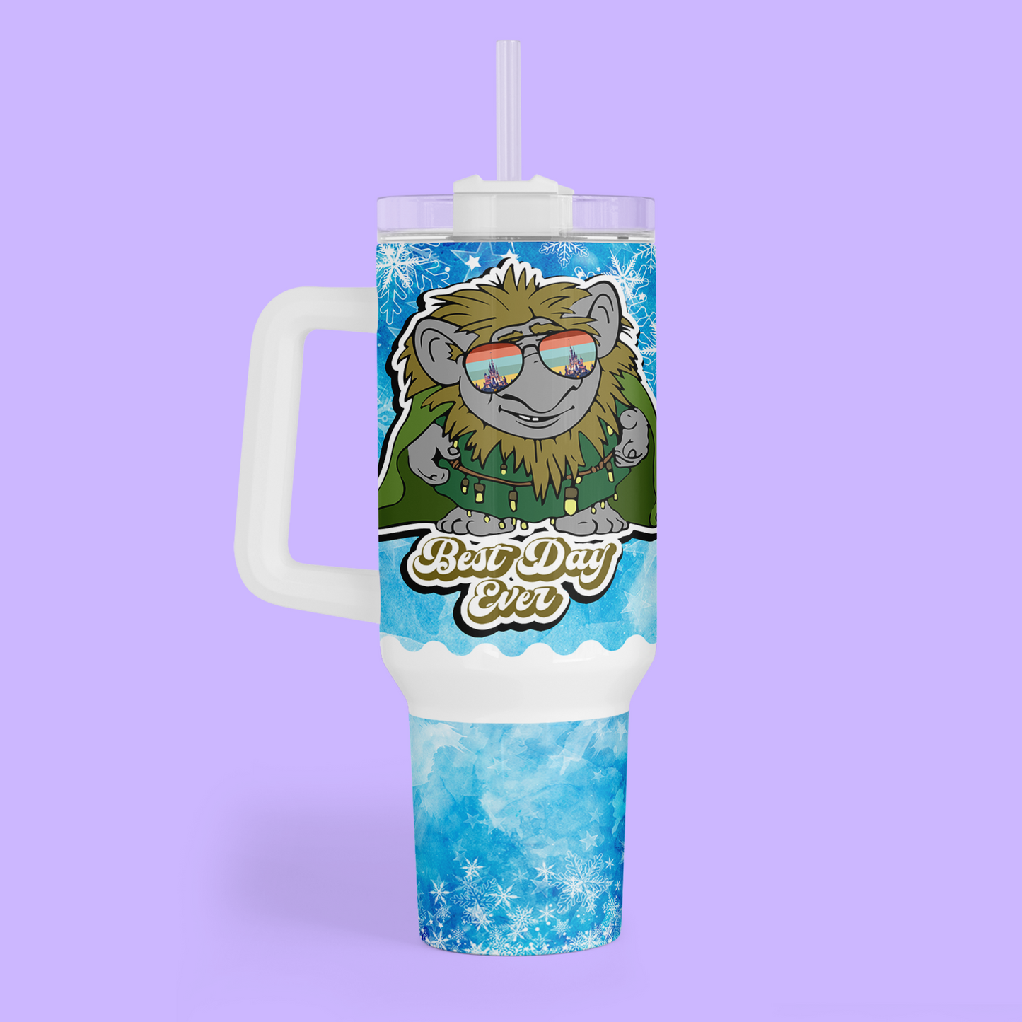 Disney Best Day Ever 40 oz Tumbler - Frozen - Two Crafty Gays