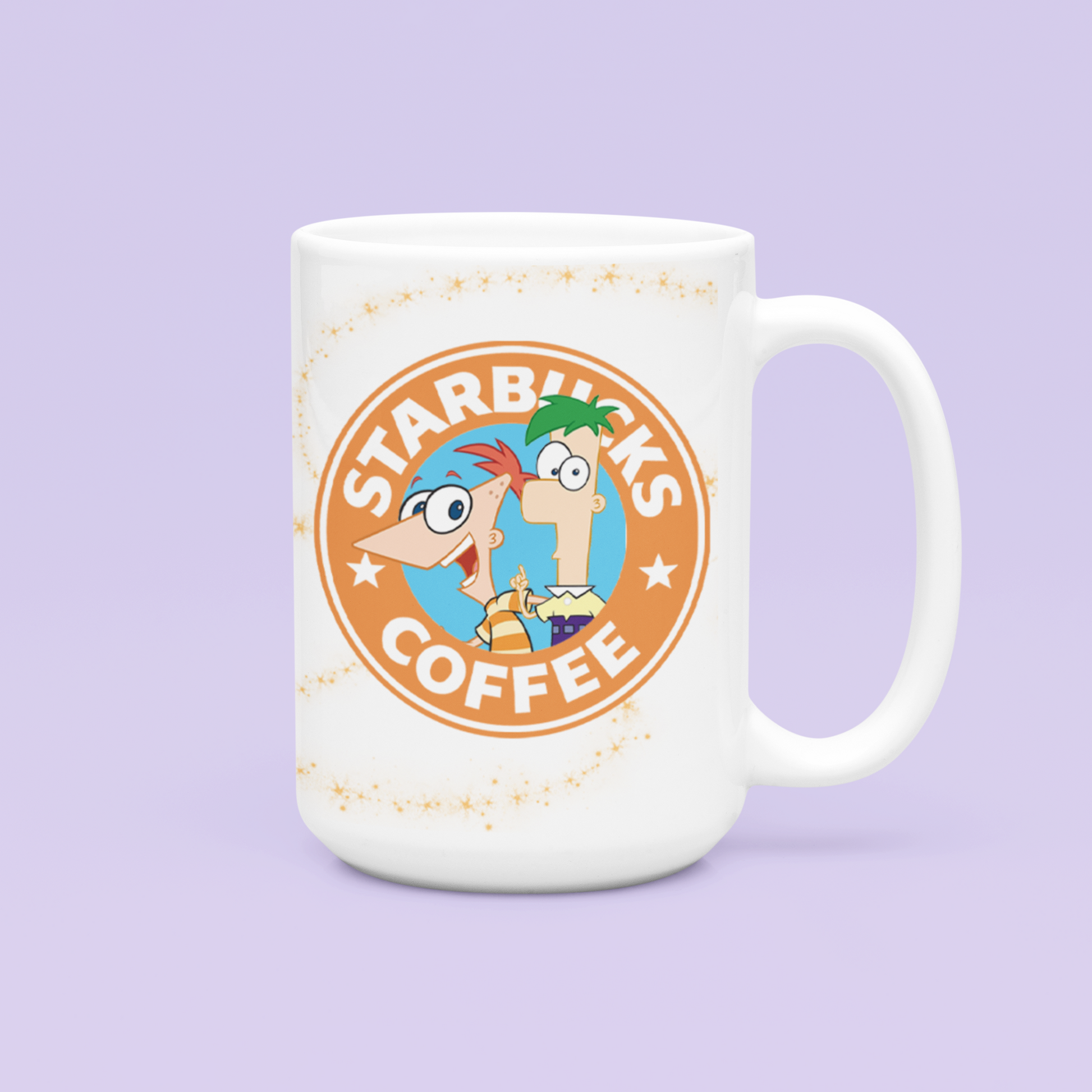 Phineas & Ferb Starbucks Mug - Two Crafty Gays