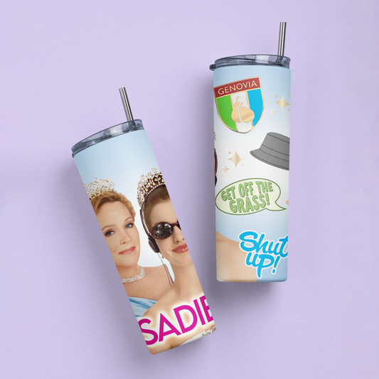 Princess Diaries Tumbler Cup - Two Crafty Gays